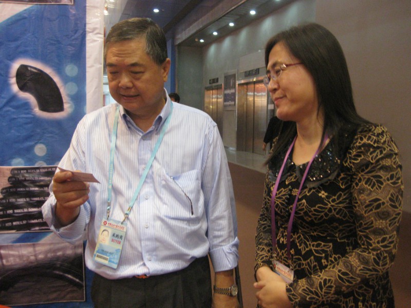 Customer From Malaysia At China Import And Export Fair